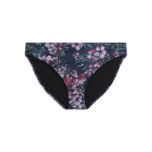 Navy - Front - Animal Womens-Ladies Docks Floral Bikini Bottoms