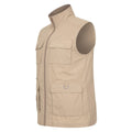 Beige - Side - Mountain Warehouse Mens Trek II Gilet