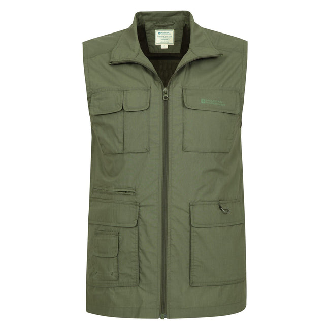 Green - Lifestyle - Mountain Warehouse Mens Trek II Gilet