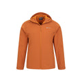 Orange - Pack Shot - Mountain Warehouse Mens Exodus Waterproof Soft Shell Jacket
