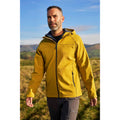 Soft Yellow - Front - Mountain Warehouse Mens Exodus Waterproof Soft Shell Jacket