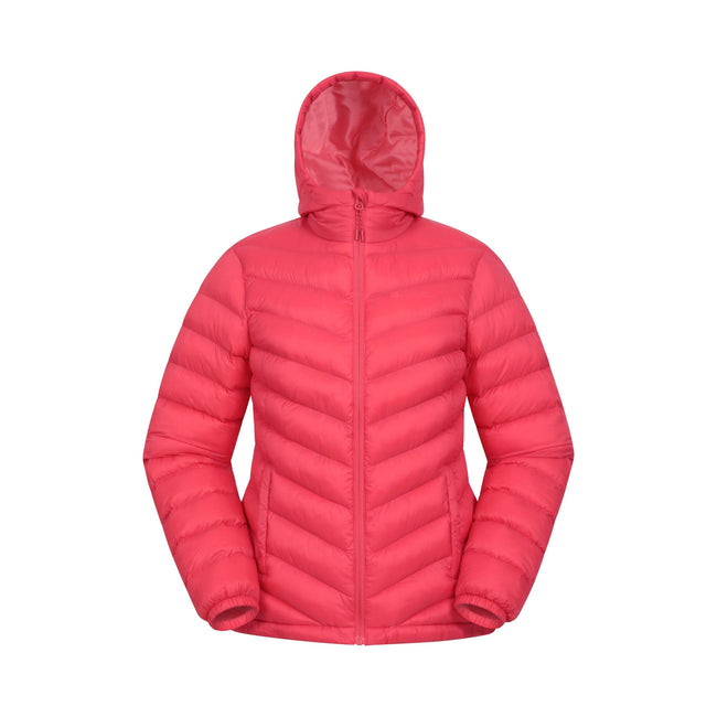 Fiery Coral - Front - Mountain Warehouse Womens-Ladies Seasons Padded Jacket