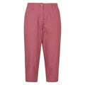 Pink - Front - Mountain Warehouse Womens-Ladies Coastal Stretch Capri