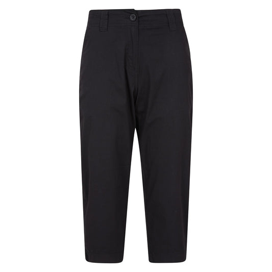 Black - Front - Mountain Warehouse Womens-Ladies Coastal Stretch Capri