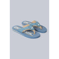 Pale Blue - Front - Animal Mens Jekyl Recycled Flip Flops