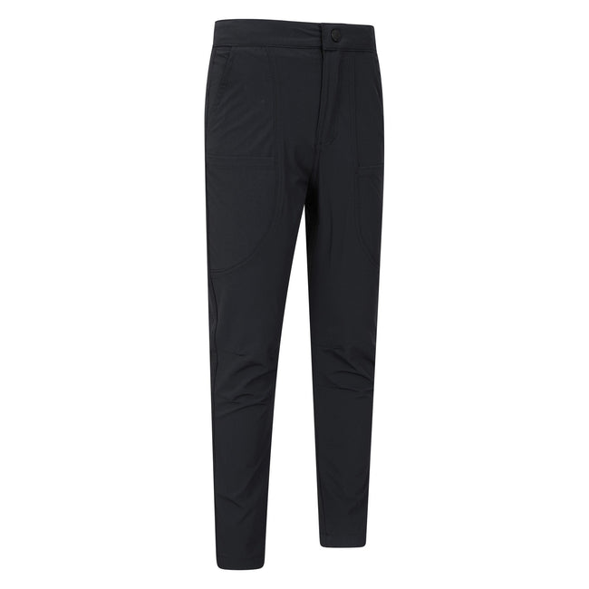 Black - Lifestyle - Mountain Warehouse Childrens-Kids Extreme Kesugi Slim Trousers