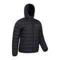 Black - Side - Mountain Warehouse Mens Seasons II Padded Jacket