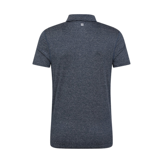 Navy - Back - Mountain Warehouse Mens Agra Stripe Polo Shirt