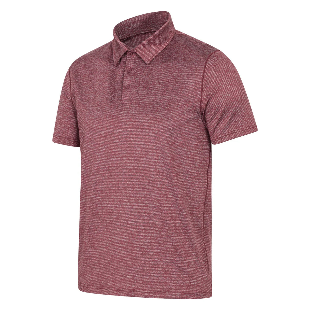Burgundy - Lifestyle - Mountain Warehouse Mens Agra Stripe Polo Shirt