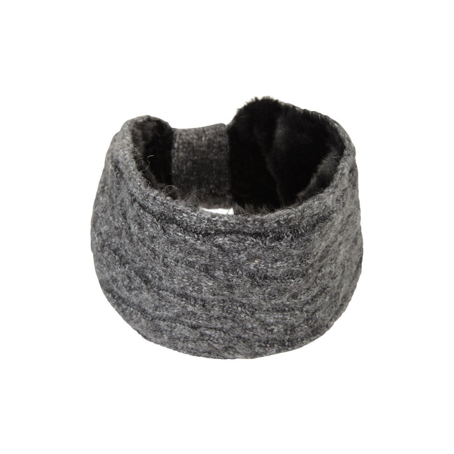 Black - Pack Shot - Mountain Warehouse Womens-Ladies Twisted Knot Front Headband