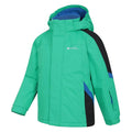 Bright Green - Side - Mountain Warehouse Childrens-Kids Raptor Snow Ski Jacket