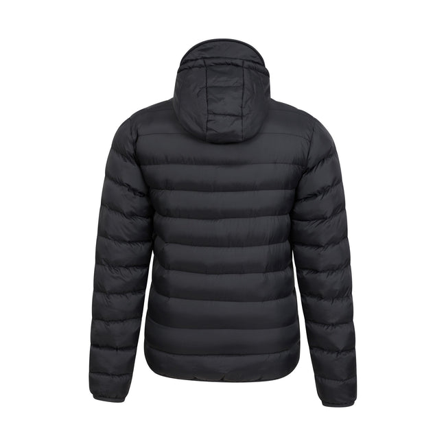 Jet Black - Back - Mountain Warehouse Mens Link Padded Jacket