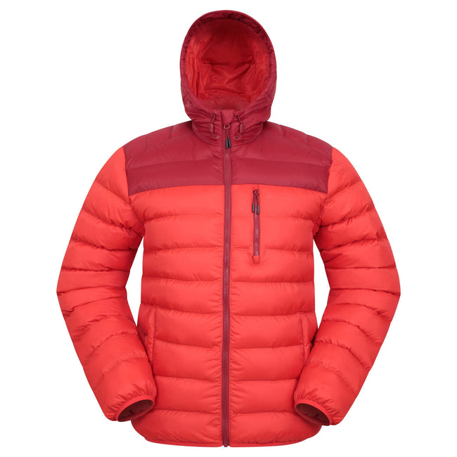 Red - Front - Mountain Warehouse Mens Link Padded Jacket