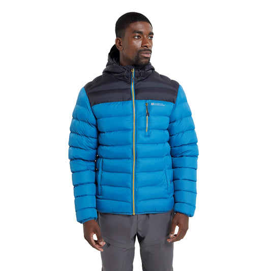 Dark Grey - Front - Mountain Warehouse Mens Link Padded Jacket