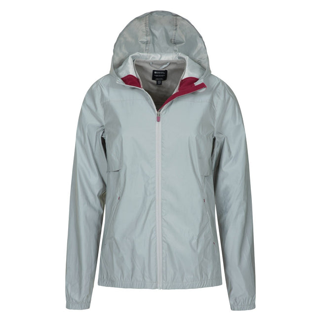 Silver - Pack Shot - Mountain Warehouse Womens-Ladies Dashing Reflective Jacket