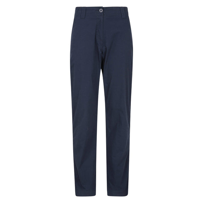 Navy - Front - Mountain Warehouse Womens-Ladies Coastal Stretch Regular Trousers