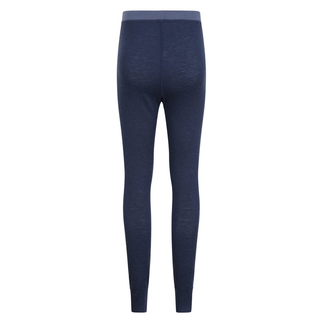 Navy - Back - Mountain Warehouse Womens-Ladies Merino II Thermal Bottoms