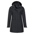 Black - Pack Shot - Mountain Warehouse Womens-Ladies Cloudburst Textured Waterproof Jacket