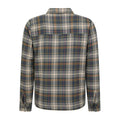Dark Khaki - Back - Mountain Warehouse Mens Stream II Flannel Lined Shirt