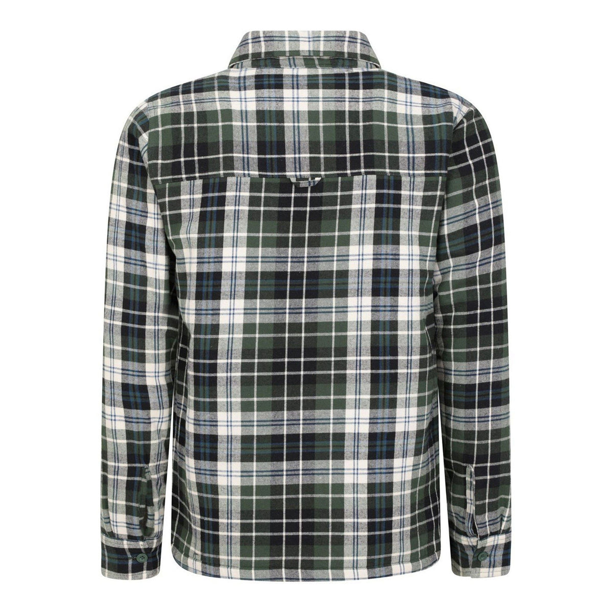 Blue - Close up - Mountain Warehouse Mens Stream II Flannel Lined Shirt