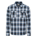 Blue - Front - Mountain Warehouse Mens Stream II Flannel Lined Shirt