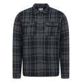 Charcoal - Front - Mountain Warehouse Mens Stream II Flannel Lined Shirt