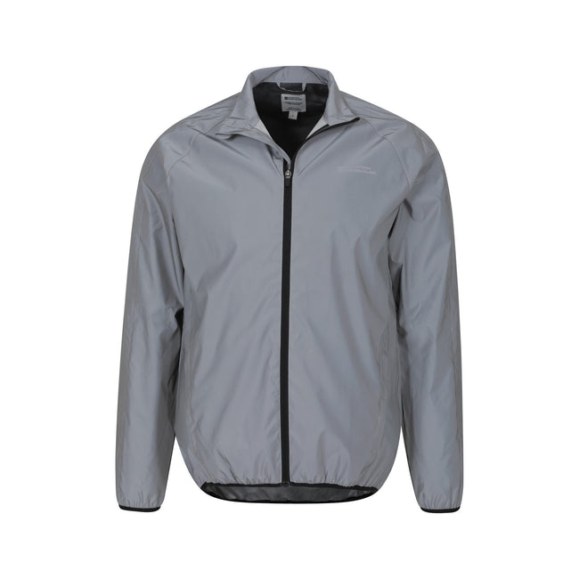 Silver - Pack Shot - Mountain Warehouse Mens 360 II Reflective Jacket