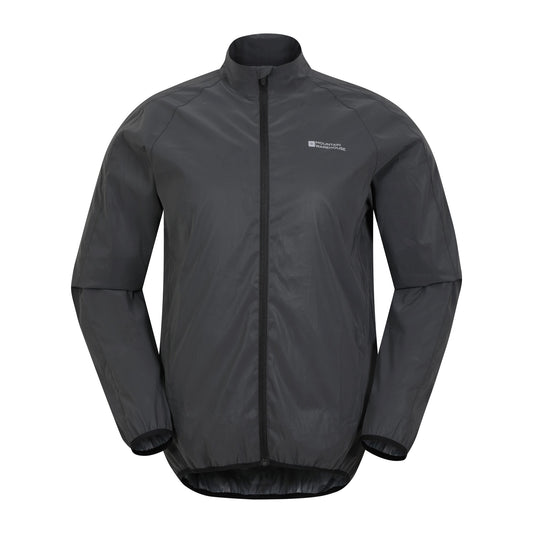 Black - Front - Mountain Warehouse Mens 360 II Reflective Jacket