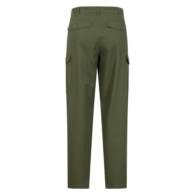 Green - Back - Mountain Warehouse Mens Lakeside Short Cargo Trousers