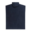Dark Blue - Back - Animal Mens Jacob Towelling Organic Poncho