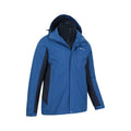 Blue - Side - Mountain Warehouse Mens Thunderstorm 3 in 1 Waterproof Jacket
