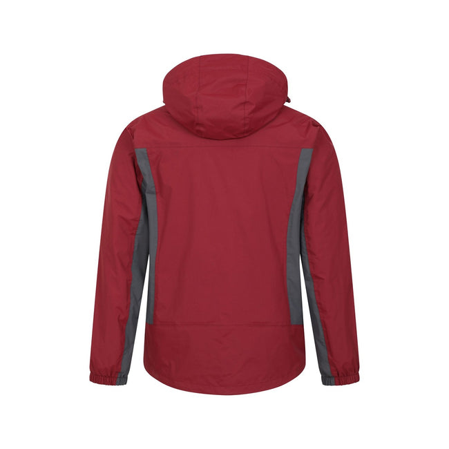 Red - Back - Mountain Warehouse Mens Thunderstorm 3 in 1 Waterproof Jacket