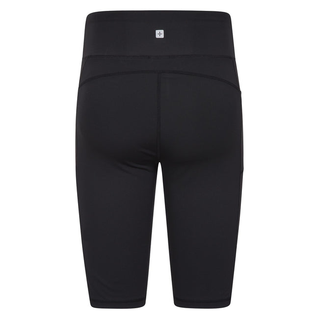 Black - Back - Mountain Warehouse Womens-Ladies Bounce Legging Shorts