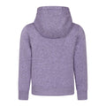 Purple - Back - Mountain Warehouse Childrens-Kids Nevis Faux Fur Lined Hoodie