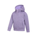 Lilac - Lifestyle - Mountain Warehouse Childrens-Kids Nevis Faux Fur Lined Hoodie