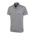 Grey - Side - Mountain Warehouse Mens Deuce IsoCool Polo Shirt