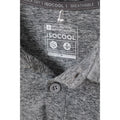 Grey - Pack Shot - Mountain Warehouse Mens Deuce IsoCool Polo Shirt