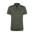 Dark Khaki - Front - Mountain Warehouse Mens Deuce IsoCool Polo Shirt
