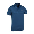 Dark Blue - Back - Mountain Warehouse Mens Deuce IsoCool Polo Shirt