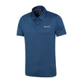 Dark Blue - Side - Mountain Warehouse Mens Deuce IsoCool Polo Shirt