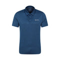 Dark Blue - Front - Mountain Warehouse Mens Deuce IsoCool Polo Shirt