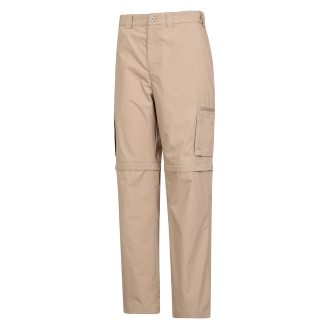 Beige - Lifestyle - Mountain Warehouse Mens Explore Convertible Trousers