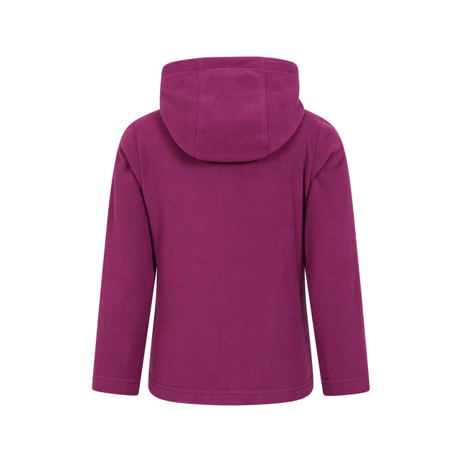 Berry - Back - Mountain Warehouse Childrens-Kids Camber Full Zip Hoodie