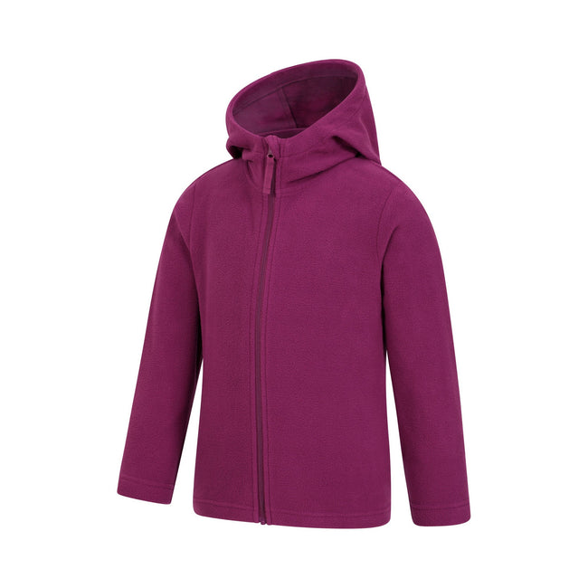Berry - Lifestyle - Mountain Warehouse Childrens-Kids Camber Full Zip Hoodie