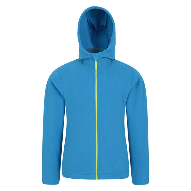 Cobalt - Front - Mountain Warehouse Childrens-Kids Camber Full Zip Hoodie