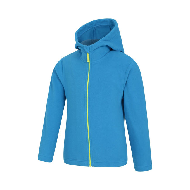 Cobalt - Lifestyle - Mountain Warehouse Childrens-Kids Camber Full Zip Hoodie