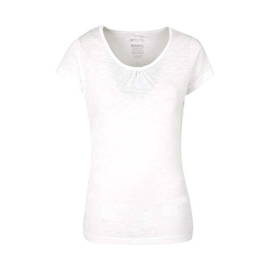 White - Front - Mountain Warehouse Womens-Ladies Agra Quick Dry T-Shirt