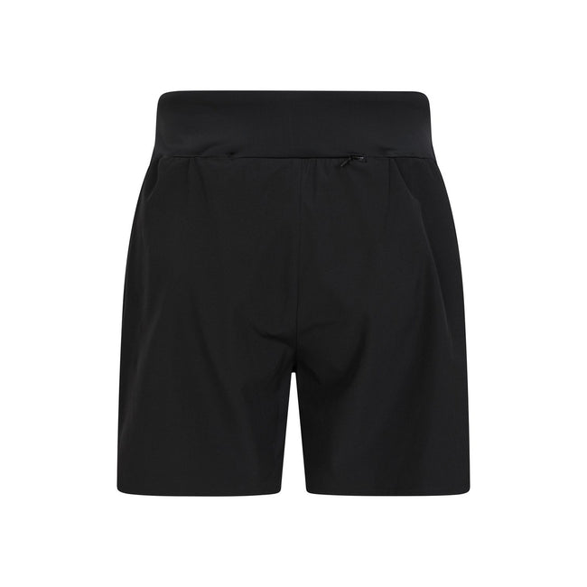 Black - Back - Mountain Warehouse Womens-Ladies Hybrid Hiking Shorts
