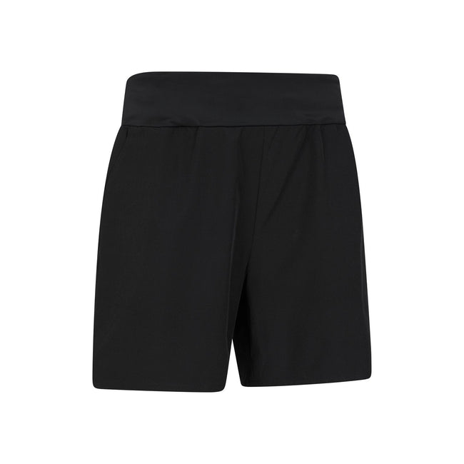 Black - Side - Mountain Warehouse Womens-Ladies Hybrid Hiking Shorts
