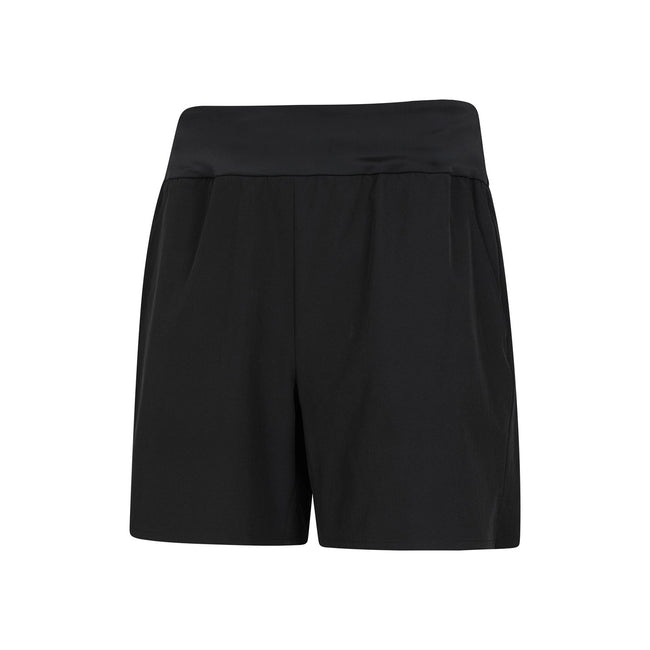 Black - Lifestyle - Mountain Warehouse Womens-Ladies Hybrid Hiking Shorts